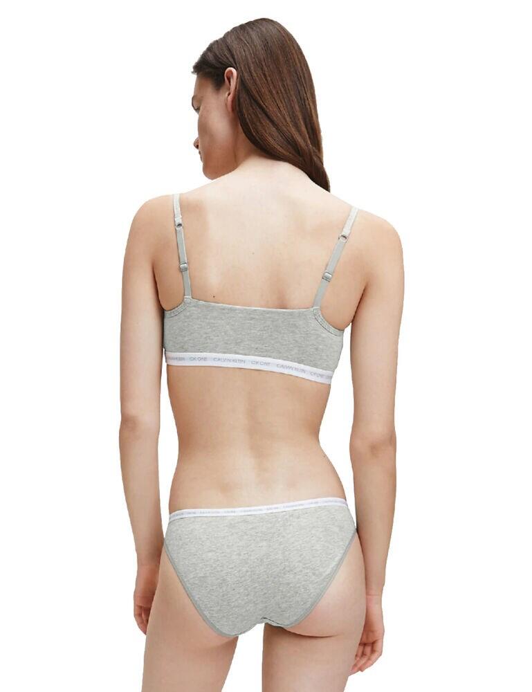 000QF5953E Calvin Klein CK One Cotton Triangle Bra - QF5953E Grey Heather