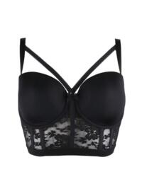 19100 Pour Moi Make A Scene Padded Lace Bustier Bra